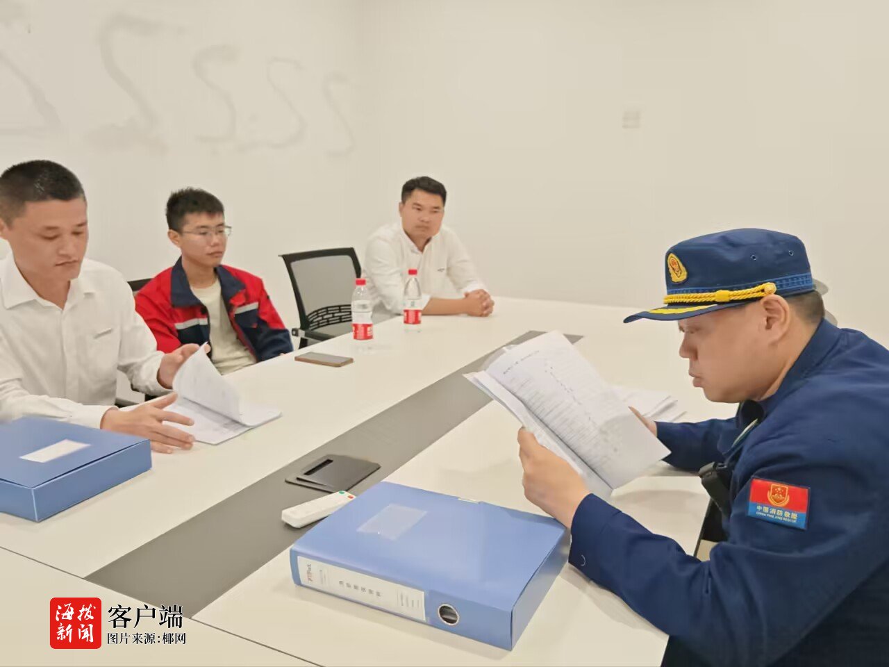 海口美兰区消防救援大队开展消防技术服务机构专项检查行动